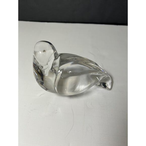 Val St Lambert - Kathleen DeSousa Dove / Bird Crystal Sculpture - Signed - Picture 7 of 9